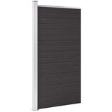PANEL za ogradu WPC 95 x 186 cm crni Cene