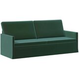  Set sofe 2 pcs Tamnozelena Baršun - Tamnozelena 1-sjedalni + 3-sjedalni (180 cm) | shoptok.hr