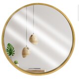 Vilde Zidno ogledalo okruglo 30 cm zlatno | shoptok.hr
