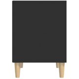  Noćni ormarić crni 40x35x50 cm od konstruiranog drva | shoptok.hr