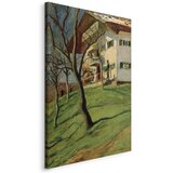 Slika - August Macke – Unser Häuschen in Tegernsee 60x90 Na talijanskom platnu | shoptok.hr