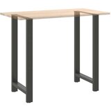  Noge za barski stol antracit boje 2 kom 60 x (110-111) cm čelik | shoptok.hr