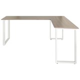 MID.YOU Kotna Pisalna Miza Workspace Basic I, Siva, Bela | Shoptok.si