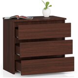 AKORD Cl3 Nočna Omarica, 3 Predali, Wenge, (5000332064) | Shoptok.si