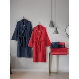 Lessentiel Maison porodični set bademantila sa peškirima abel, crveno-plavi Cene