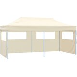  za svadbe - šator za zabave Krema 291 x 580 x 315 cm Oxford tkanina - Krema s 4 bočna zida Da | shoptok.hr