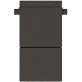 SK foldajući kauč na krevet Tamno siva 190 x 100 x 15 cm - Tamno siva 190 x 100 x 15 cm tkanina | shoptok.hr