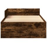  Okvir kreveta bez madraca dimljena boja hrasta 90x200 cm drveni | shoptok.hr
