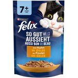  Vrečke Felix »So gut wie es aussieht« Senior vrečke 26 x 85 g - Piščanec | shoptok.hr