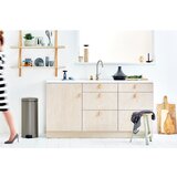 Brabantia Koš za smeti s pedalom 30 L s plastičnim vložkom - platina | Shoptok.si