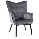  Stolica CARMEN - baršun - siva | shoptok.hr