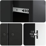  Kreveta Crna 66 x 34,5 x 90 cm Konstruirano drvo | shoptok.hr