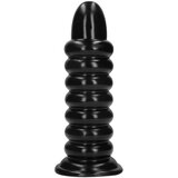  Ouch! Spiral Force - uvijeni analni čep (crni) - 23,5 cm Cijene