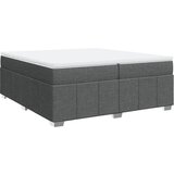 Maison Chic Box spring postelja - Vzmetna postelja z vzmetnico temno siva 200x200 cm blago SL11689, (21901825) | Shoptok.si
