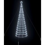 vidaXL LED božično drevesce med 800 LED Hladno bela 400 cm elezo | Shoptok.si