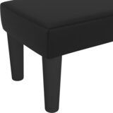  Klupa crna 100x30x30 cm od umjetne kože | shoptok.hr