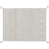 Lorena Canals Bijeli periv/ručno rađen pamučan tepih 120x160 cm Tribu Natural – | shoptok.hr