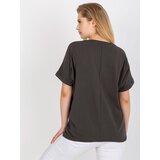 RELEVANCE T-shirt-RV-TS-7660.88P-dark khaki | shoptok.hr