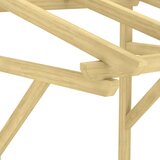 Nadstrešnica za vrata 100x100x80 cm od impregnirane borovine | shoptok.hr
