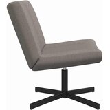  Stolica na kotačiće Sivosmeđa 63 x 75 x 76 cm tkanina | shoptok.hr