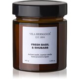Vila Hermanos Apothecary Fresh Basil & Rhubarb dišeča sveča 150 g Cene