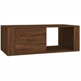 Maison Chic Klubska mizica - kavna mizica - Nizka mizica rjav hrast 100x50,5x35 cm inženirski les, (21755085) | Shoptok.si