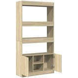 Visoka komoda boja hrasta sonome 92x33x180cm konstruirano drvo | shoptok.hr