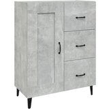 Maison Chic Komoda - Predalnik betonsko siva 69,5x34x90 cm konstruiran les, (21718381) Cene