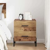vidaXL Noćni ormar Staro drvo 40 x 35 x 47.5 cm Konstruirano drvo | shoptok.hr