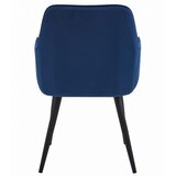 Nana stolica - tamnoplavi baršun / crne noge x 1 | shoptok.hr