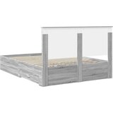  Konstrukcija postelje Siva Sonoma 150 x 200 cm Konstruiran les, (5000103252) | Shoptok.si