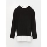 LC Waikiki High Neck Plain Long Sleeve Maternity T-Shirt | ePonuda.com