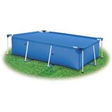  Pravokotno pokrivalo za bazen 1200x600 cm PE modro | Shoptok.si