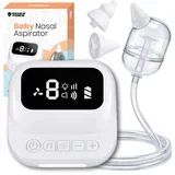 Električni aku. 1200mAh nosni aspirator za otroke USB LCD bel
