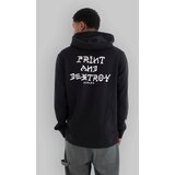 Hurley Fleece Top Printing Press Print&destroy Hood black | Shoptok.si