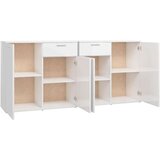 vidaXL Komoda visoki sjaj bijela 160 x 36 x 75 cm od iverice | shoptok.hr