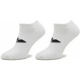 Emporio Armani Set 2 parov moških nizkih nogavic 306208 4R300 00010 Bianco