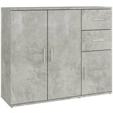 Maison Chic Komoda - Predalnik betonsko siva 91x29,5x75 cm inženirski les, (21718547) Cene