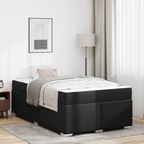 vidaXL Konstrukcija postelje Drugo Črna 120 x 190 cm Umetna koža | Shoptok.si