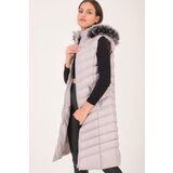 Dewberry Z6684 LADIES VEST-FLAT GREY | Shoptok.si