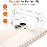 Techsuit Shockproof Clear Silicone prozirna maskica otporna na udarce za Honor 600 | Shoptok.si