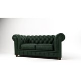 Ropez Temno zelena žametna sedežna garnitura 178 cm Cambridge – Ropez | Shoptok.si