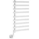električni sušač peškira elcor 128 w, 92 x 48 cm, mat bela