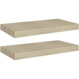 Maison Chic 2 kosi Stenske Police - Viseče police barva hrasta 50x23x3,8 cm MDF, (21758805) Cene