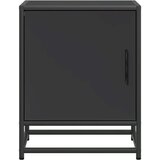 vidaXL Noćni ormarić crni 40x31x50 cm Konstruirano drvo i metal | shoptok.hr