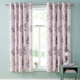 Catherine Lansfield Rožnate otroške zavese v kompletu 2 ks 168x183 cm Bunny Tails Ditsy Flowers – | Shoptok.si
