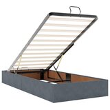  Podesivi krevet s madracem Tamnosiva 100 x 200 cm Baršun | shoptok.hr