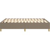  Okvir za krevet s oprugom smeđesivi 140x200 cm od tkanine | Eponuda.com