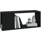 TV omarica črna 80x24x32 cm iverna plošča, (20620548) | Shoptok.si