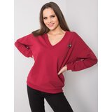 RUE PARIS Sweatshirt-RV-BL-7370.78P-burgundy Cijene